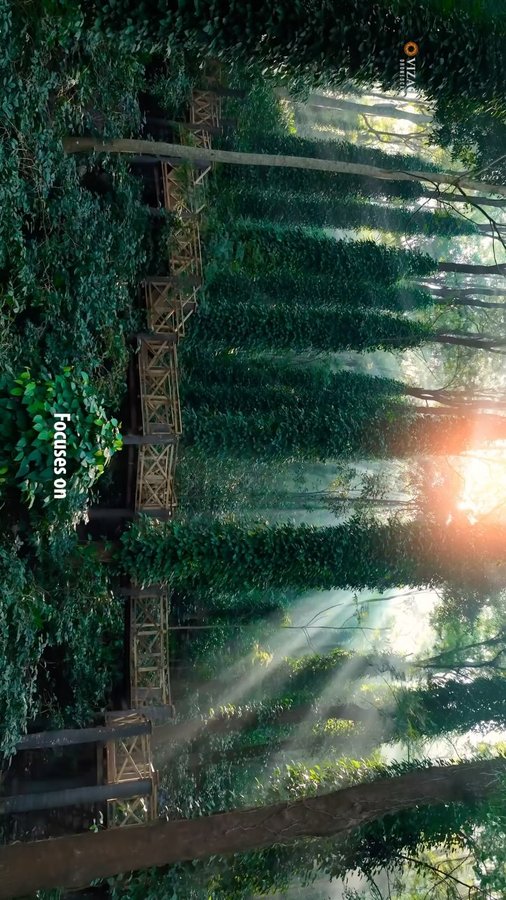 Instagram post by @vizag_dronescape for National Geographic Travel. Caption reads: “Excited to present this cinematic journey in....