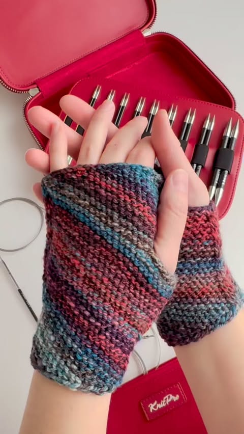 Instagram post by @carissabrowning for KnitPro. Caption reads: [...] at no cost to you. #yarn #knitting #knitpro....