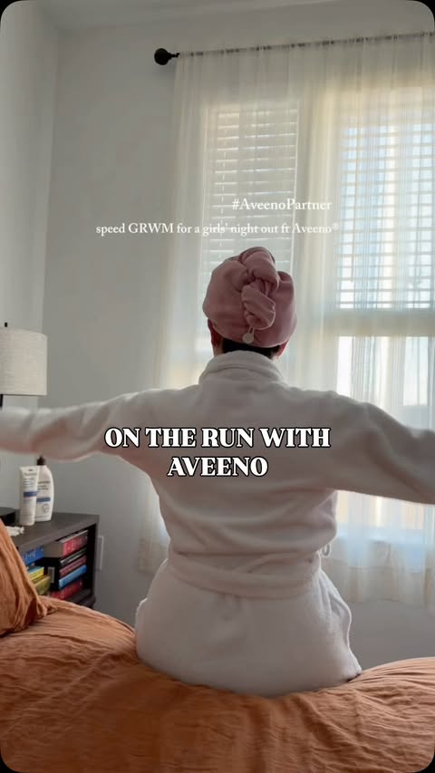 Instagram post by @its.dayank for Aveeno. Caption reads: #AveenoPartner forever on the run these days but....