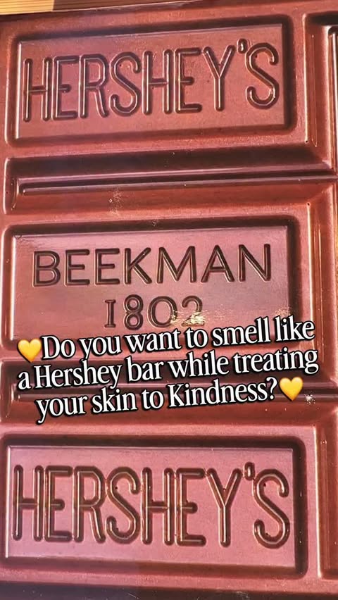 Instagram post by @jessiesgirl_2005 for Beekman 1802. Caption reads: 🍫@beekman1802 KISSES Milk Chocolate Goat Milk....
