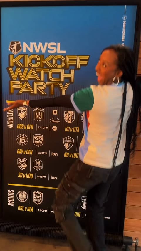 Instagram post by @ashanti22 for National Women's Soccer League. Caption reads: What a weekend for women’s soccer!⚽️ Had the....