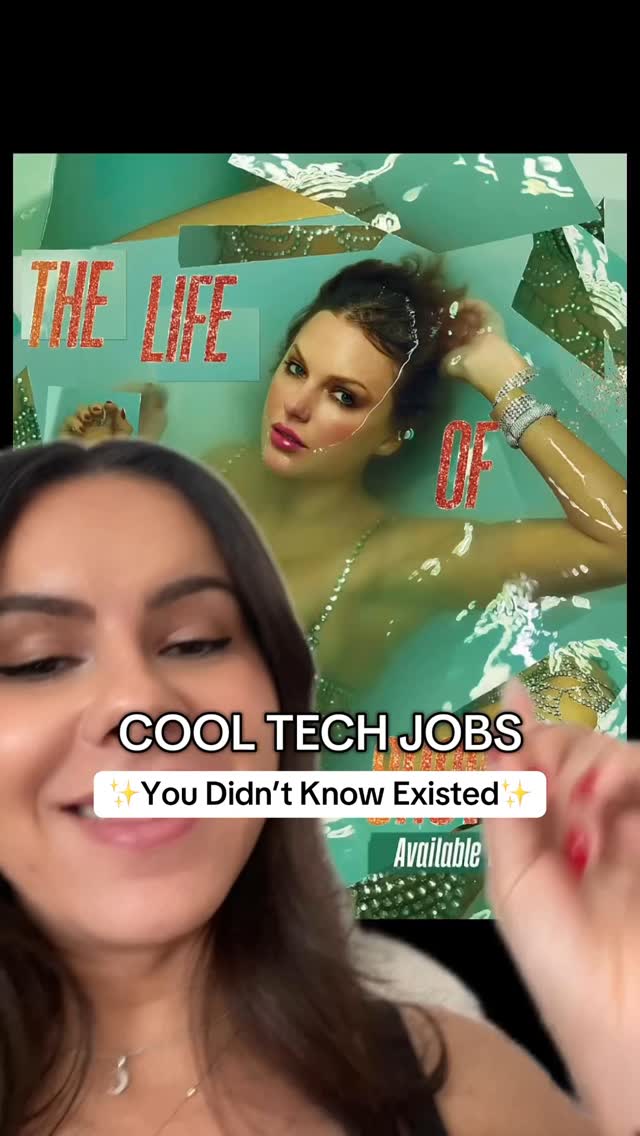 Instagram post by @emrezkalla for TripleTen. Caption reads: Tech is a swiftie too 🫡

#techjobs #techcareers....