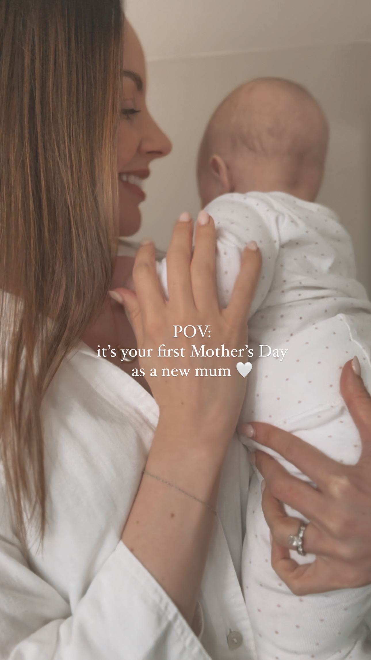 Instagram post by @homebybeth for Lily And Roo. Caption reads: The tiniest hands, the biggest love ✨💛 the....