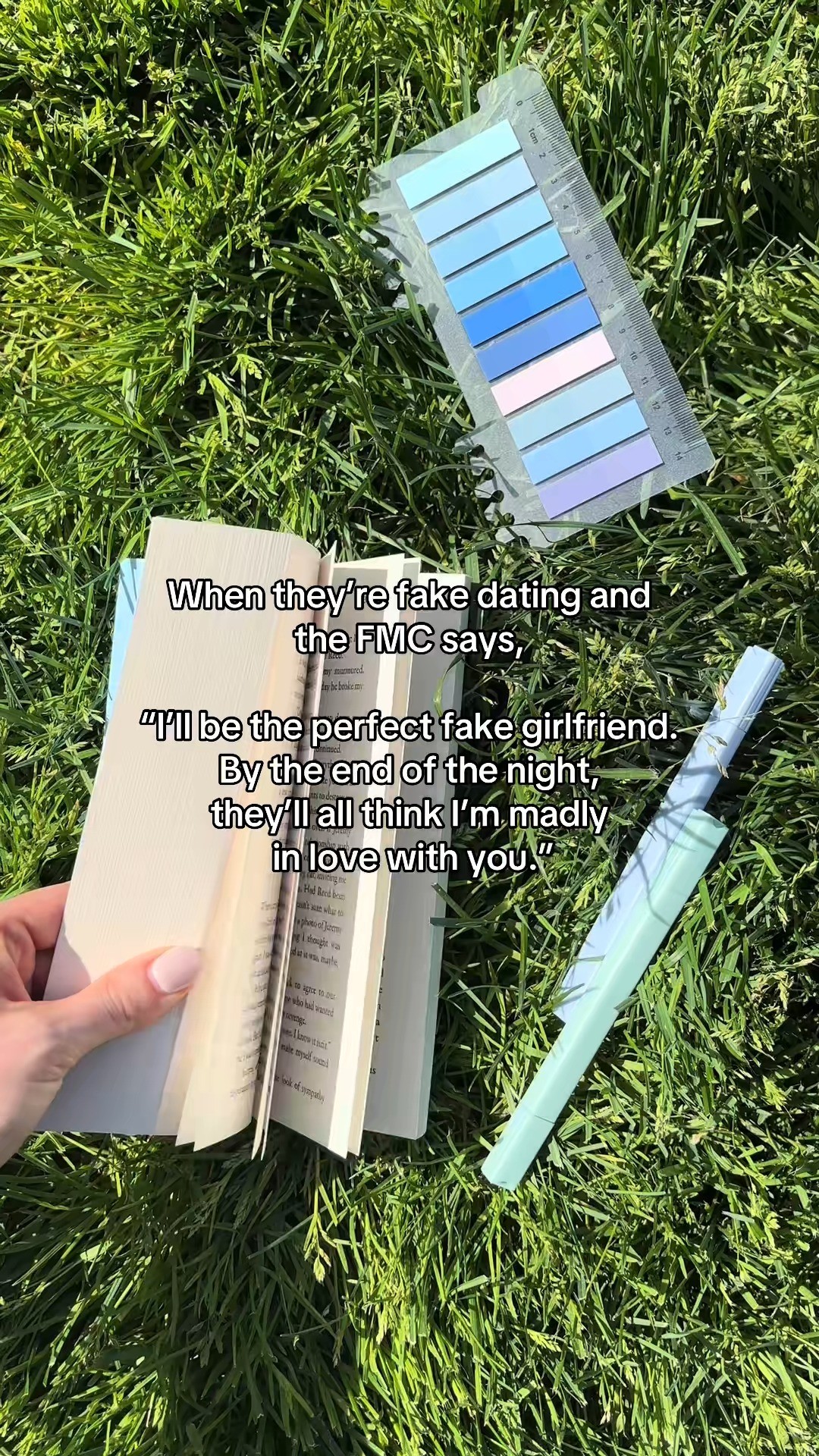 Instagram post by @amoodyauthor for Epic Reads. Caption reads: and i eat it up every time!!! (he falls first in....