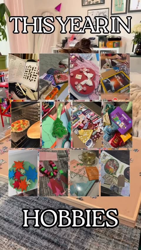 Instagram post by @diaryoflo_ for Canva. Caption reads: 2025 has been the year of hobbies ✨

#CanvaPartner....