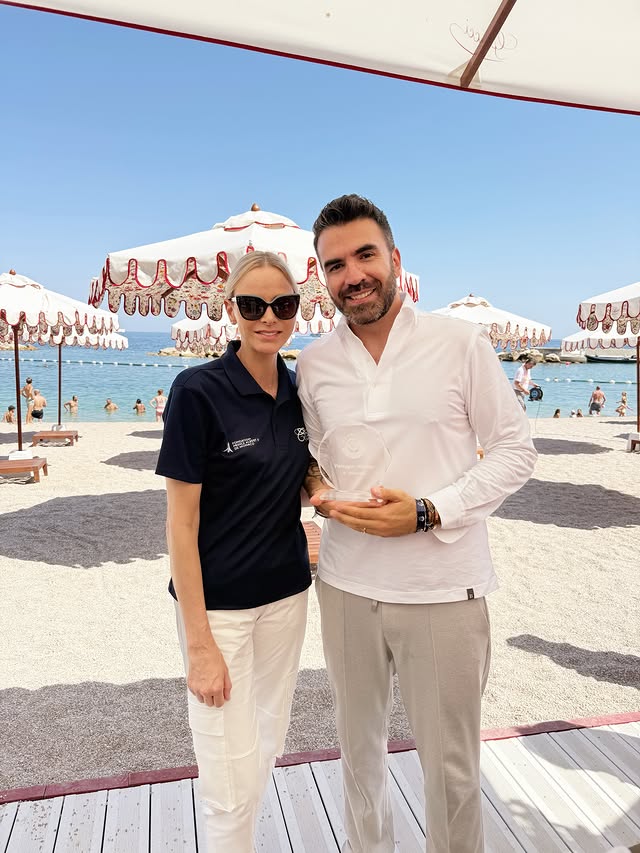Instagram post by @gianlucatozzi8 for Ferrari. Caption reads: [...] Charlene of Monaco. As a sponsor of....