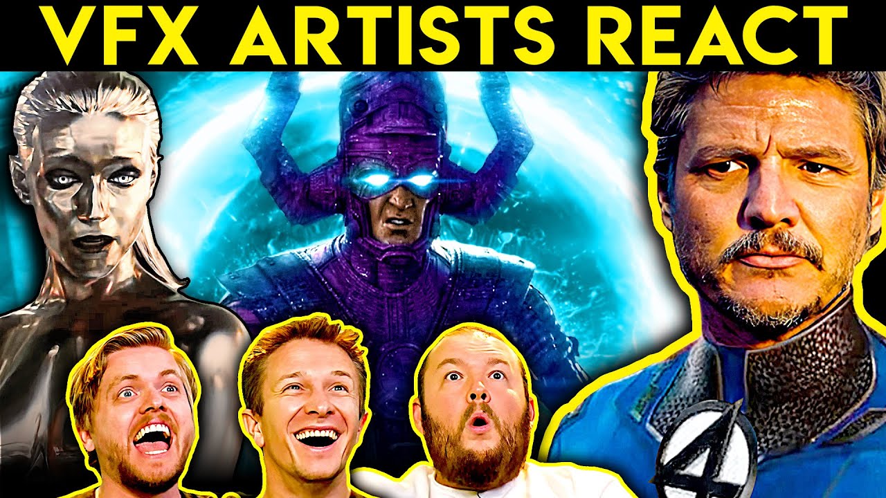 YouTube post by @CorridorCrew for Vessi. Caption reads: VFX Artists React to Bad & Great CGi 204.