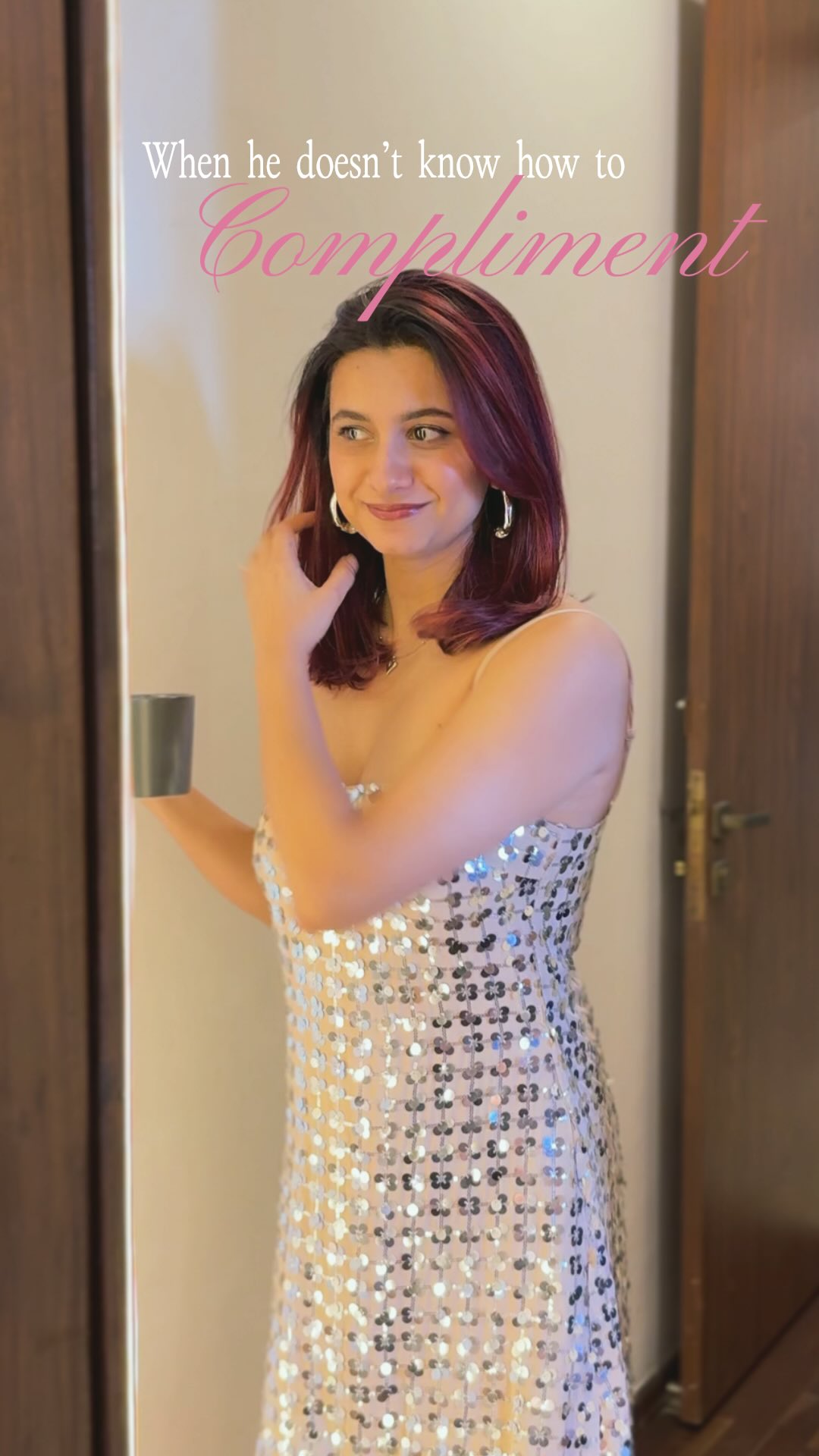 Instagram post by @kanupriya1707 for TRESemmé. Caption reads: When your hair demands compliments and gloss.......