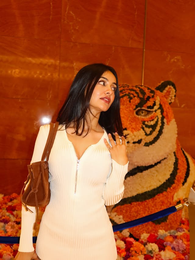 Instagram post by @yuktisinghofficial for Architectural Digest. Caption reads: Stepping into the AD universe🖼️ #ADDS2025....