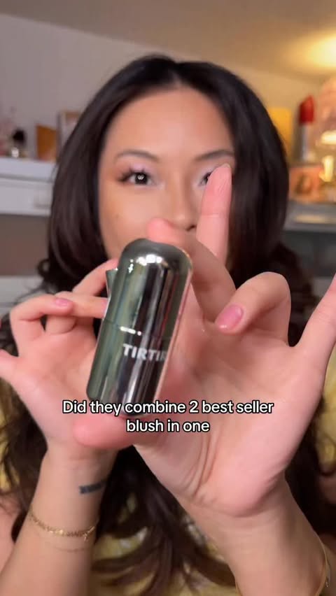 Instagram post by @christxiee for TIRTIR. Caption reads: @tirtir_global did we combine the 2 winning blush....