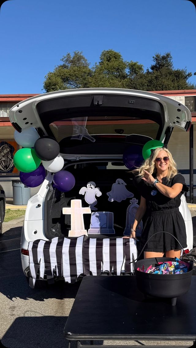 Instagram post by @pasadenacharm for Party City. Caption reads: All tricks aside, it was a lot of fun!....