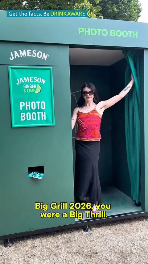 Instagram post by @sianconway for Jameson Irish Whiskey. Caption reads: AD | Big Grillin’ and even bigger chillin’ with....