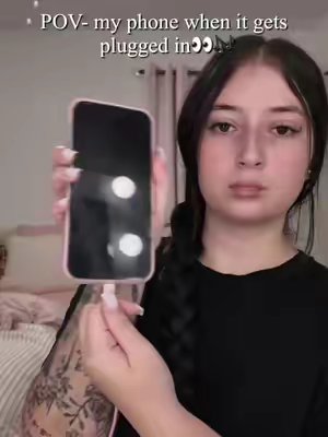 TikTok post by @its_sofyrodriguez for ClipTone. Caption reads: i love my charging sound 💗@ClipTone #cliptone....