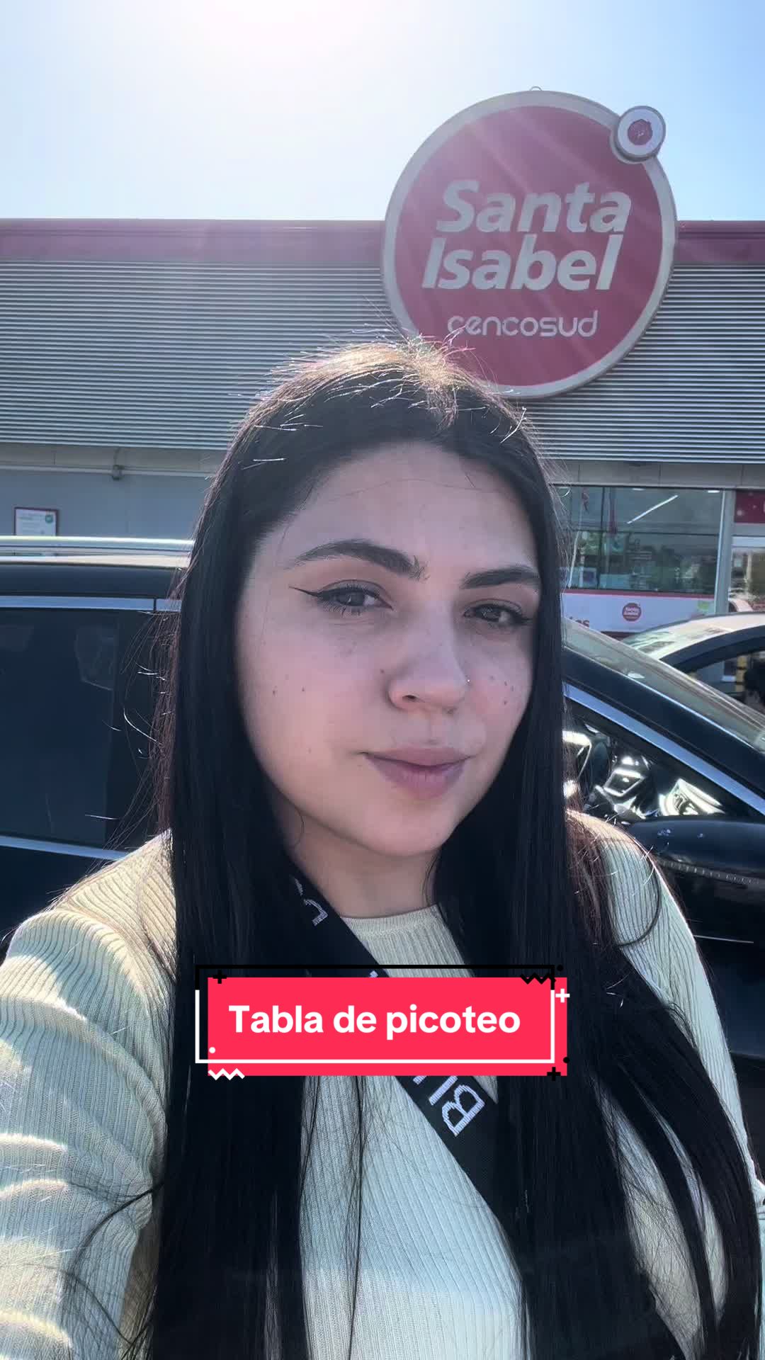 TikTok post by @gogogita for Santa Isabel. Caption reads: [...] ideas🥰 #tablapicoteo....