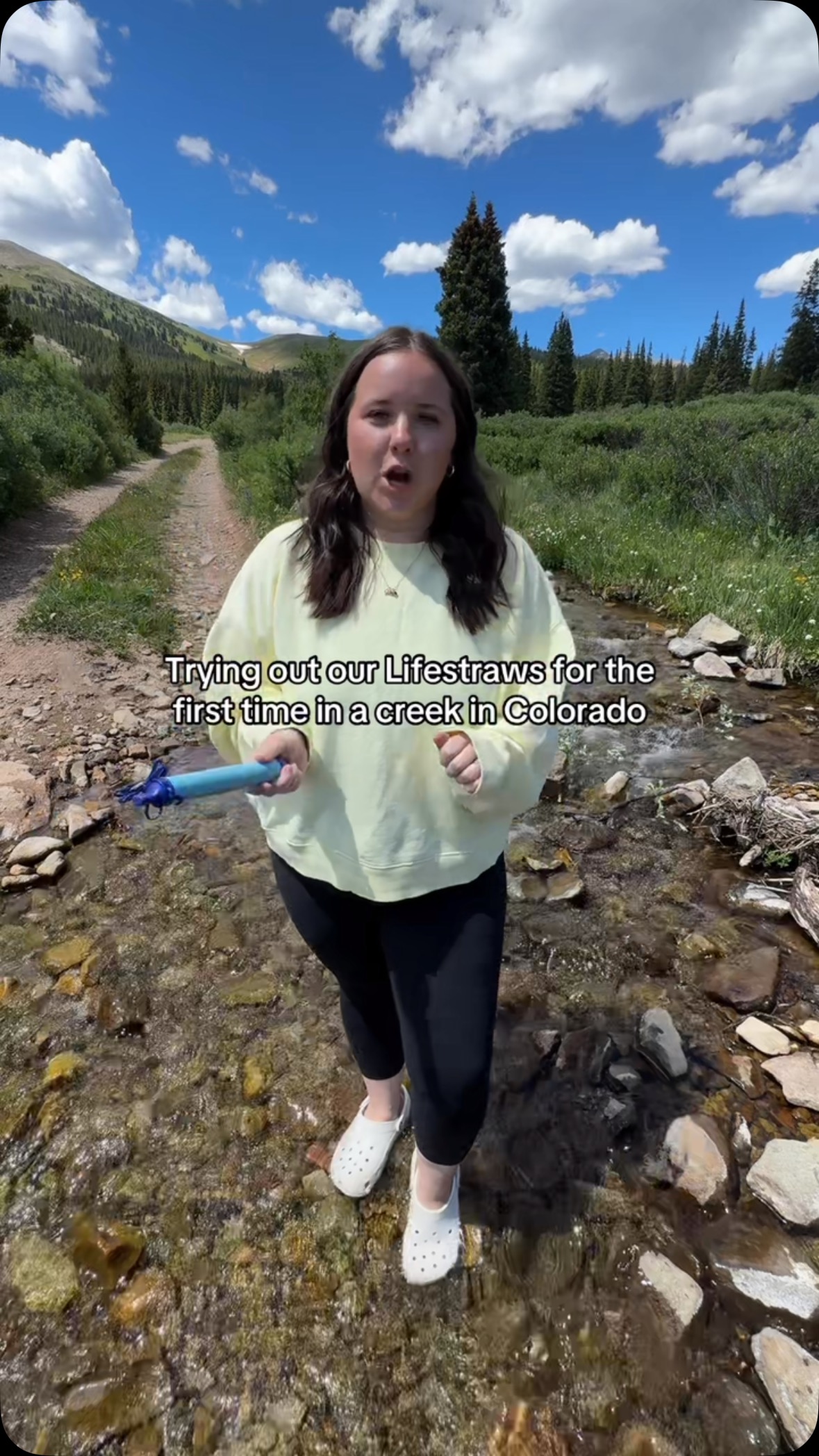 Instagram post by @laurynchayce for LifeStraw. Caption reads: [...] than $10! They are Iinked in my storefront💕....