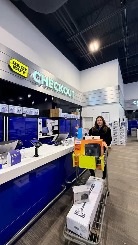 Instagram post by @ontariofamilytravels for Best Buy. Caption reads: Black Friday is officially here at @bestbuycanada....