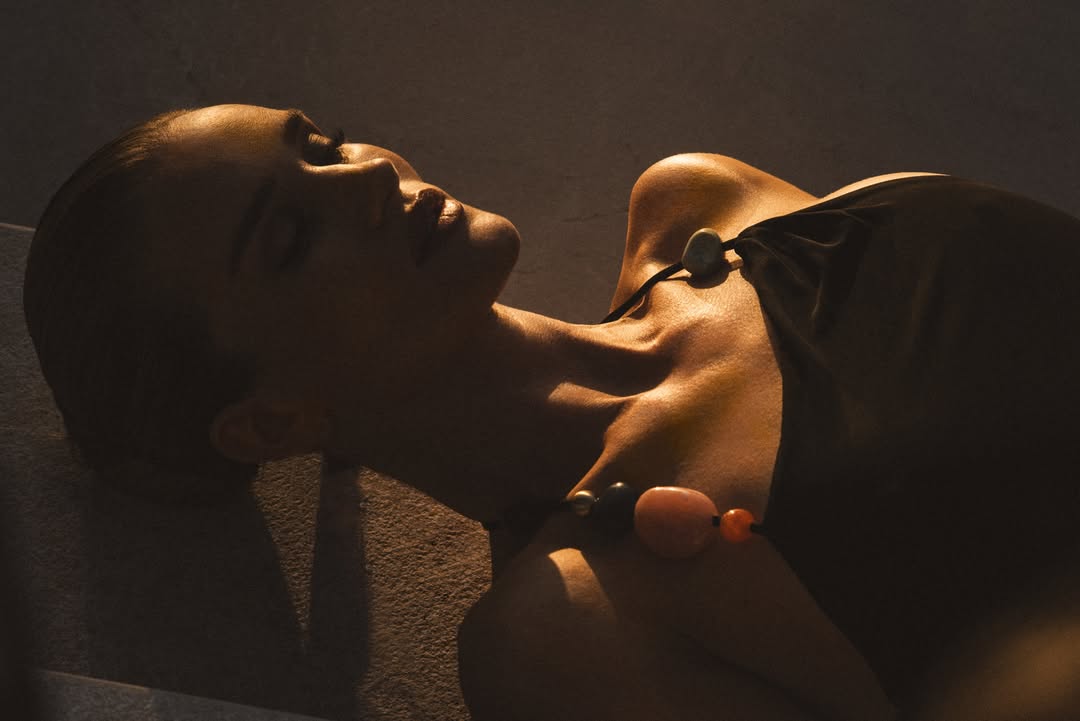 Instagram post by @rosiehw for FWRD. Caption reads: Summer with @FWRD. Shot on location in Mallorca by....
