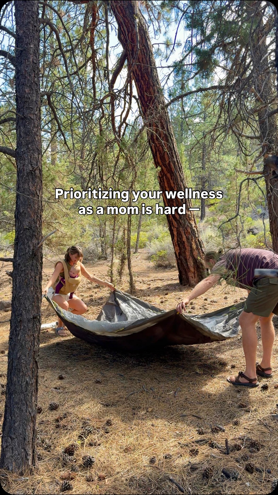 Instagram post by @wherewewentnext for Garden of Life. Caption reads: Shew, prioritizing your wellness as a mom is hard!....