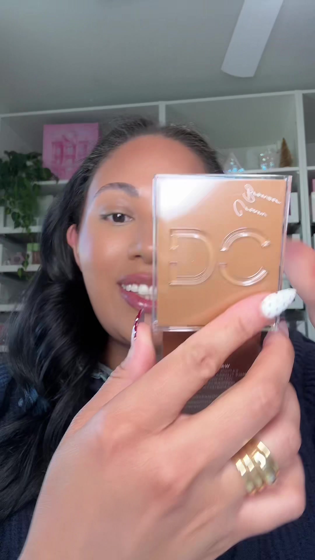 TikTok post by @brooklynreviewsxoxo for Dominique Cosmetics. Caption reads: [...] looking perfectly sun kissed ☀️🥰 @Dominique....