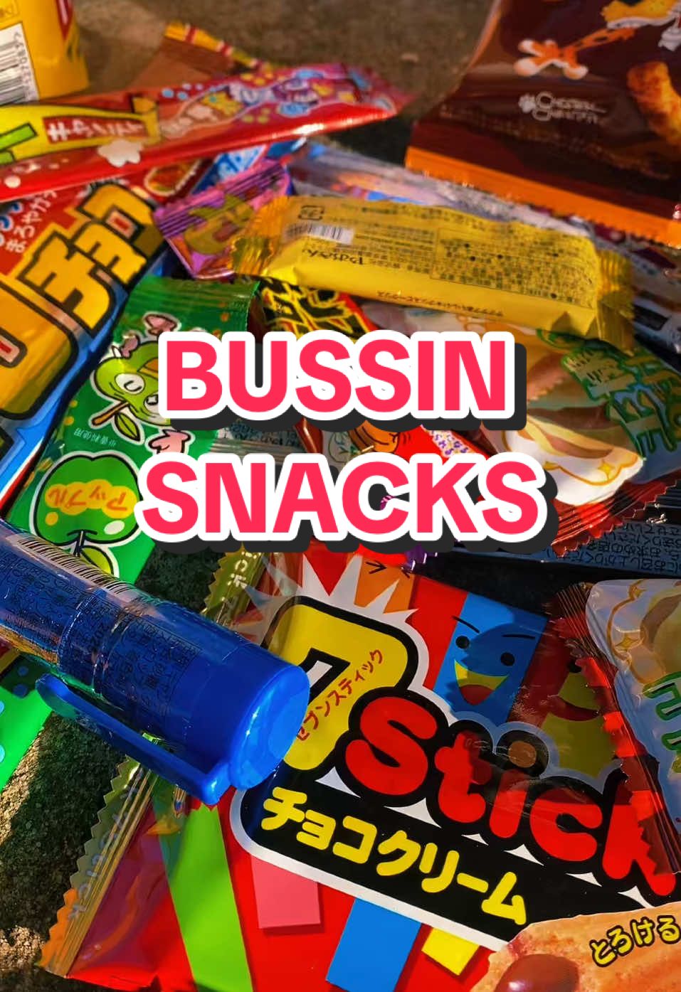 TikTok post by @crawking for Bussin Snacks. Caption reads: #BussinSnacks #Snacks #Food #Eating @Bussin Snacks.