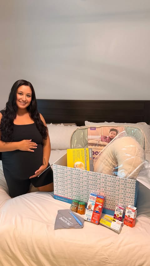 Instagram post by @ikefamilychaos for BabbleBoxx. Caption reads: #ad Baby 5️⃣ is on the way, and even after four....