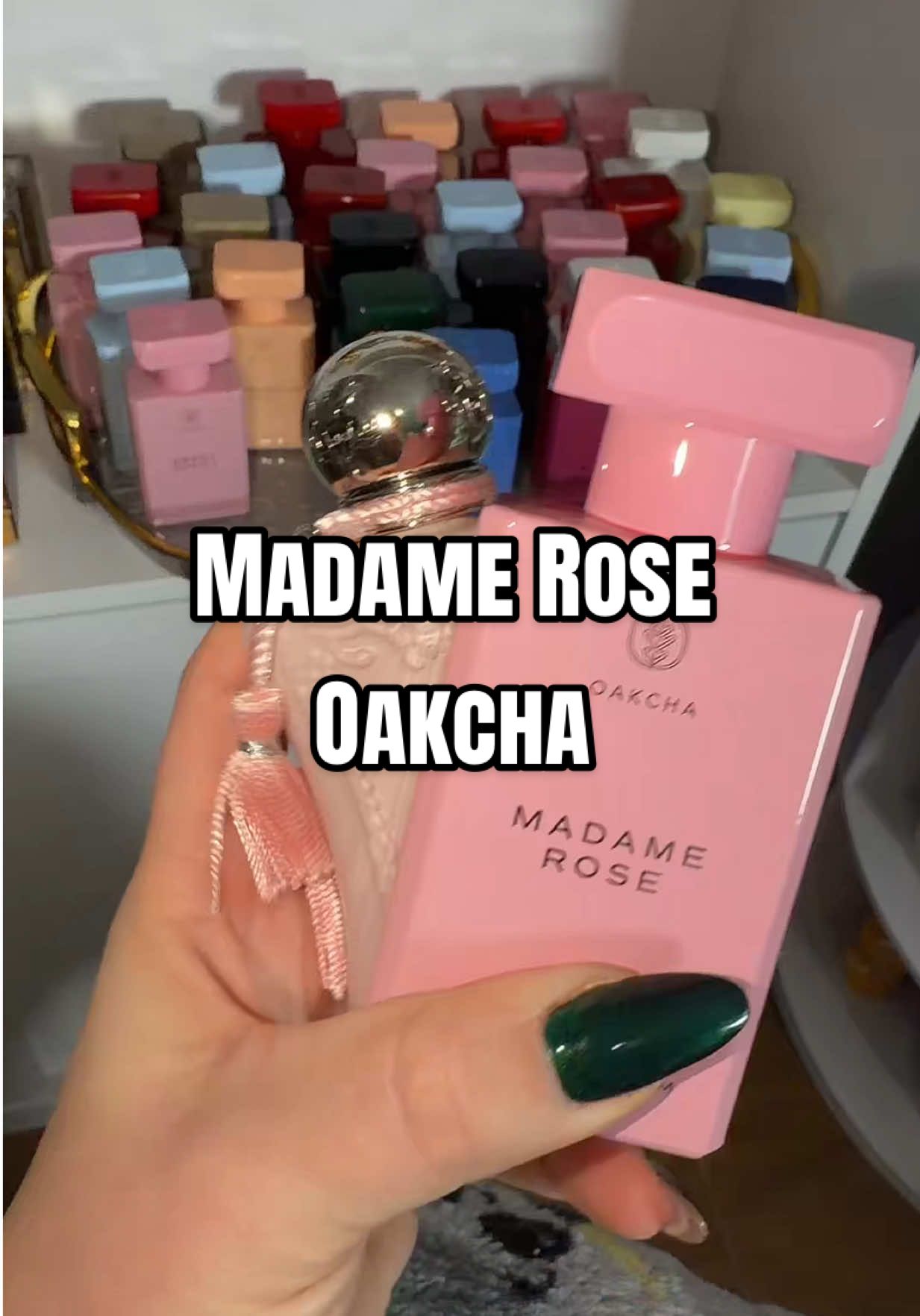TikTok post by @diane.nails for Oakcha. Caption reads: @Oakcha #madamerose #toktokshopcreatorpicks [...].
