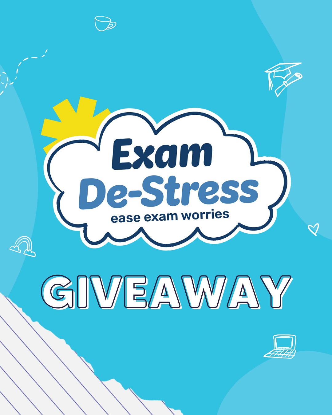 Instagram post by @exeterguild for Deliveroo. Caption reads: ❌ CLOSED ❌

✨ Exam De-Stress Giveaway! ✨

We hope....