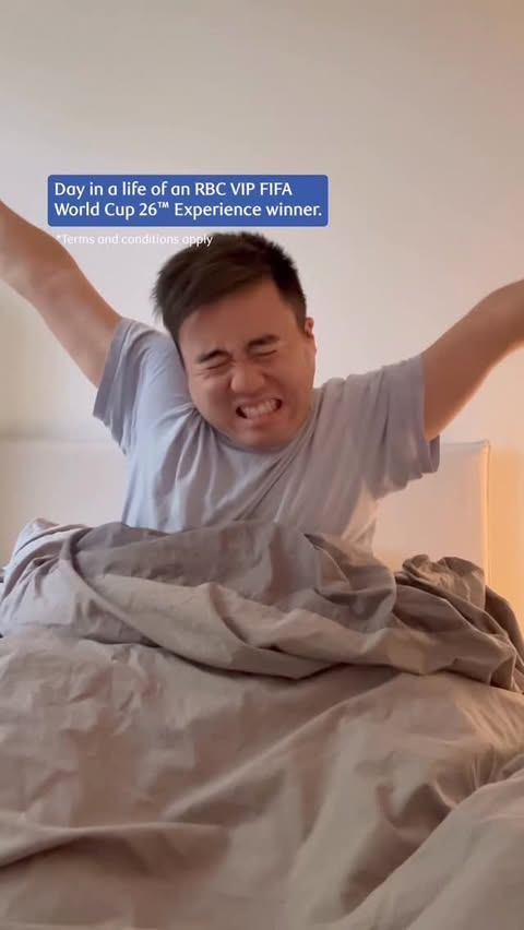 Instagram post by @oskiton for RBC. Caption reads: [...] 🤩 Link in bio for more! #WeAre26 #ad @rbc.