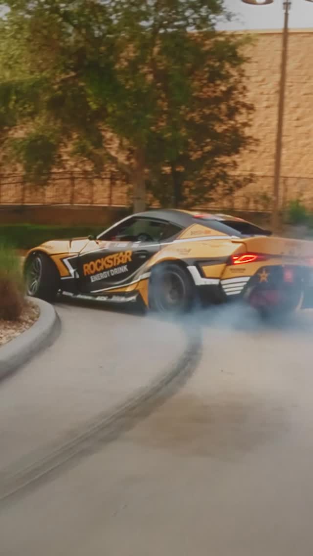 Instagram post by @fredricaasbo for Rockstar Energy Drink. Caption reads: All-new Rockstar Energy Refrescas ⚡️Slide through....