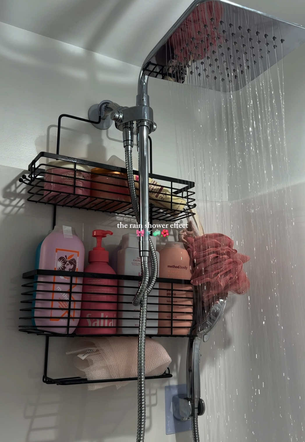 TikTok post by @theasiahrenee for RYAMEN. Caption reads: [...] in love with this rain shower from @RYAMEN....