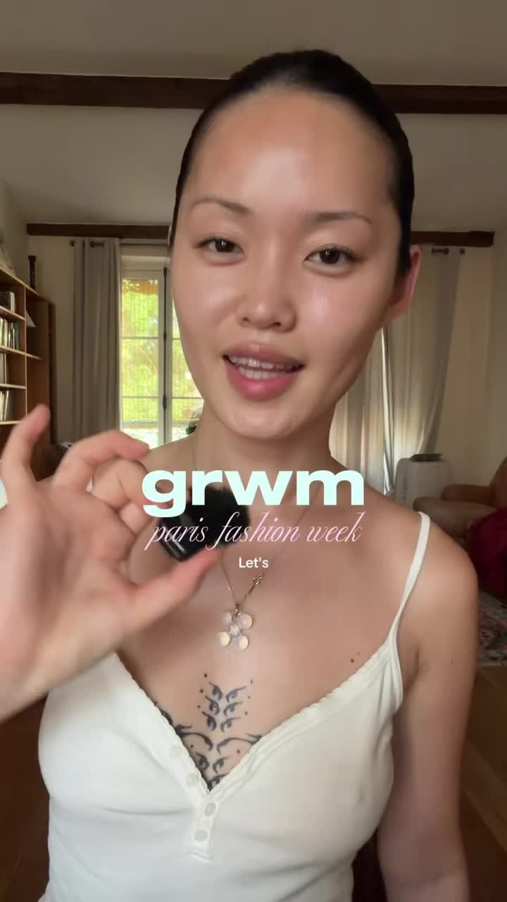 TikTok post by @deathstatequilibrium for Le Monde Gourmand. Caption reads: get ready w me for PFW with @Le Monde Gourmand new....