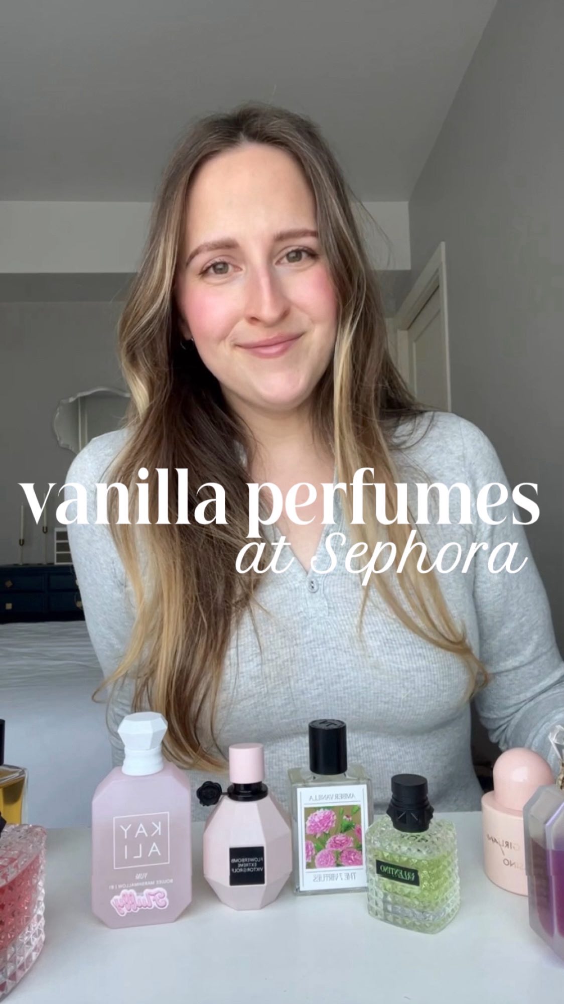 Instagram post by @kristinfragrances for The 7 Virtues. Caption reads: [...] Green Stravaganza 

🌸 @the7virtues 
Vanilla....