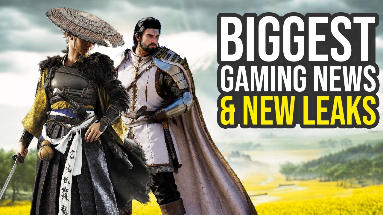 YouTube post by @JorRaptor for Stellar Blade. Caption reads: The Biggest Gaming News & New Leaks....