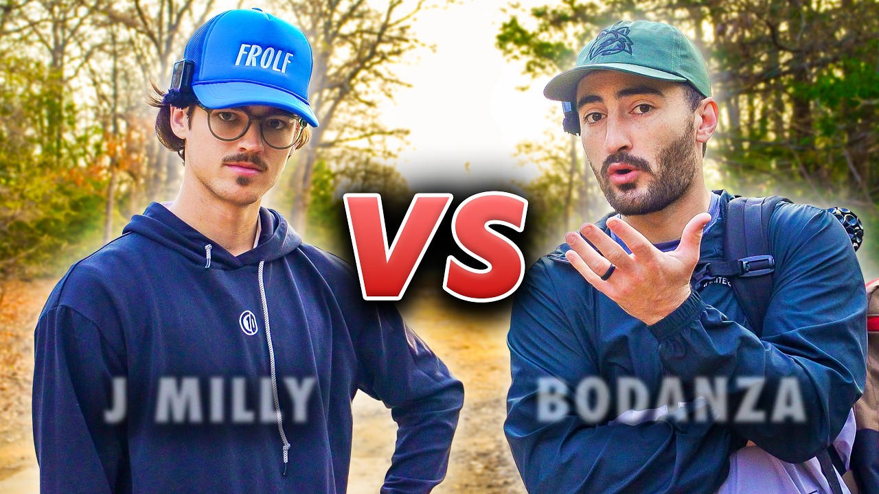 YouTube post by @BodanzaDiscGolf for Vessi. Caption reads: [...] this rainy spring! Thank you Vessi for....