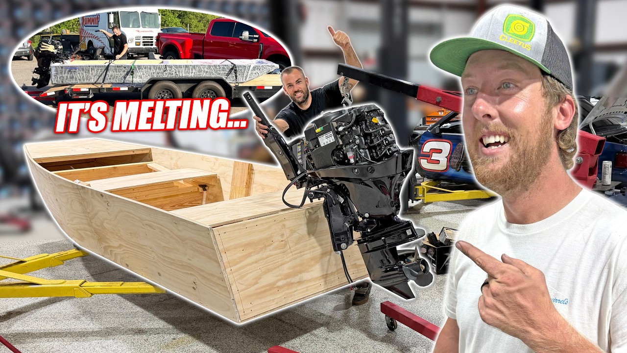 YouTube post by @CleetusM for PDS Debt. Caption reads: Cheap Boat Challenge Part 2.