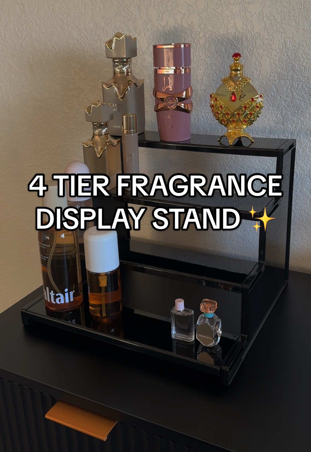 TikTok post by @kaylenedivinee for Lifewit. Caption reads: [...] #fragrancestand #tiktokshopcreatorpicks....