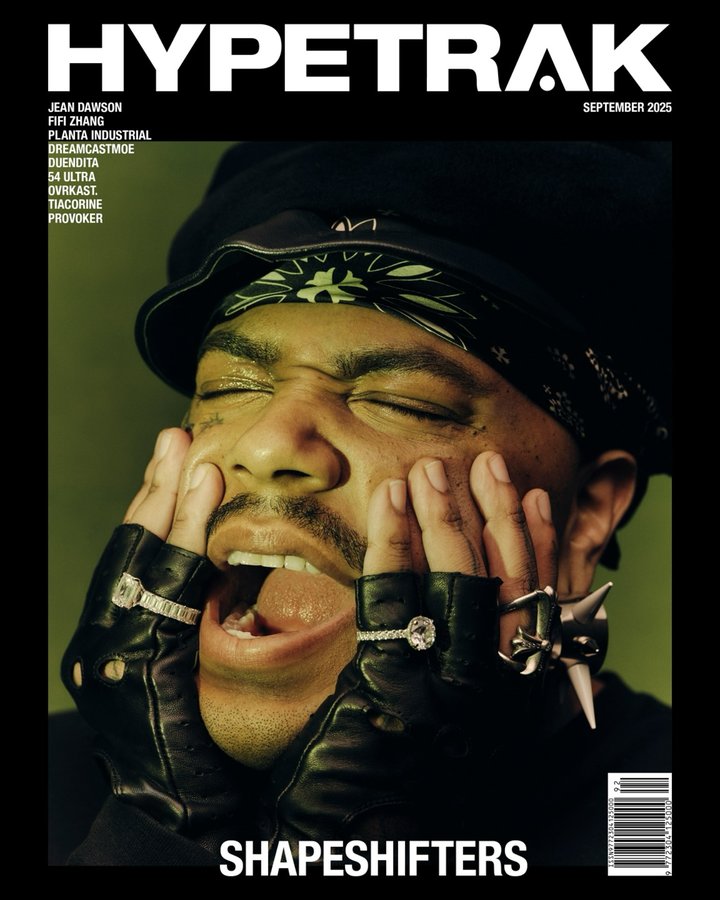 Instagram post by @jeandawsn for HYPEBEAST. Caption reads: Jean Dawson for Hypetrak Magazine available now on....