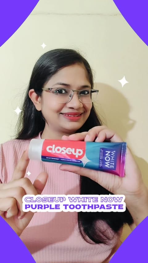 Instagram post by @dikshadev_world for Closeup. Caption reads: Smiles look the best when they're white....