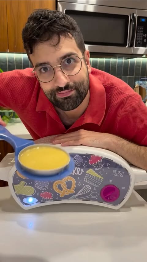 Instagram post by @thejonnycakes for Goldbelly. Caption reads: Easy-Bake Oven baking 🥣 get your own cereal bowl....