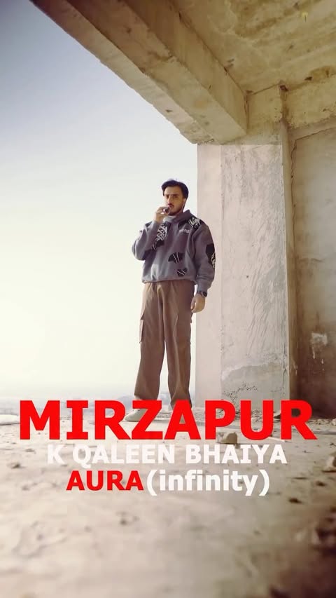 Instagram post by @m_umarbashir for Audionic. Caption reads: Mirzapur k Qaleen bhaiya , Gadhi aur....