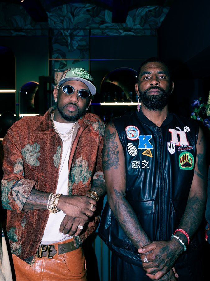 Instagram post by @myfabolouslife for ANTA. Caption reads: [...] @kyrieirving [ shot by @young.fuegoo ]....