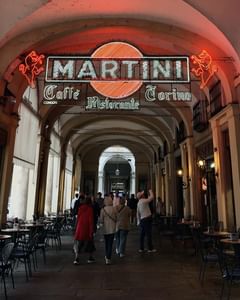 Instagram post by @italysegreta for MARTINI. Caption reads: [...] two of the best Italian cities for @martini....
