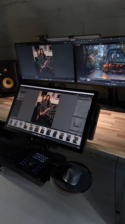 Instagram post by @danidiamondphotography for Wacom. Caption reads: Going to another dimension and back..