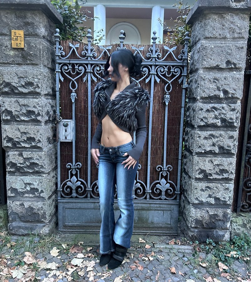 Instagram post by @karolinaawasik for WEEKDAY. Caption reads: they said the perfect jeans don’t exist. meet the....