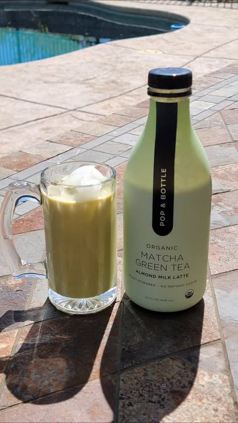Instagram post by @myjourneyofeating for Pop & Bottle. Caption reads: Happy St. Patrick's Day! Let's have some green....