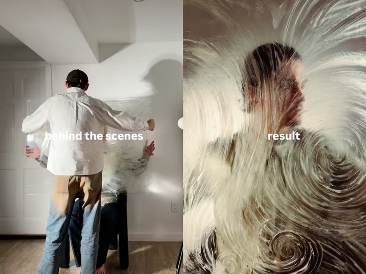 Instagram post by an influencer for Lexar. Caption reads: [...] 🖼️ (using vaseline + @Lexarmemory) For this....