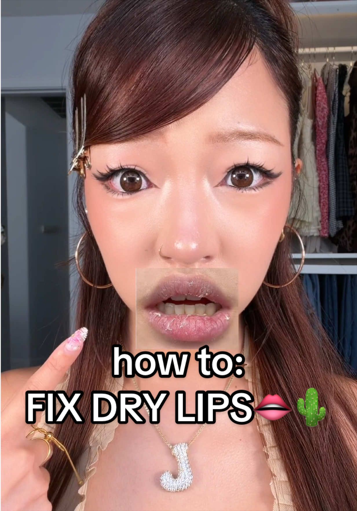 TikTok post by @j4sminele for CNP Laboratory US. Caption reads: STOP WASTING MONEY ON LIP BALMS THAT DO....