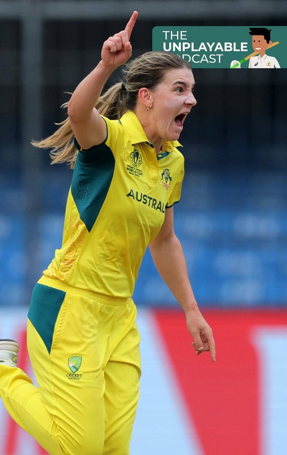 Instagram post by @cricketcomau for Qantas. Caption reads: Best player in the world right now?? #WorldCup....