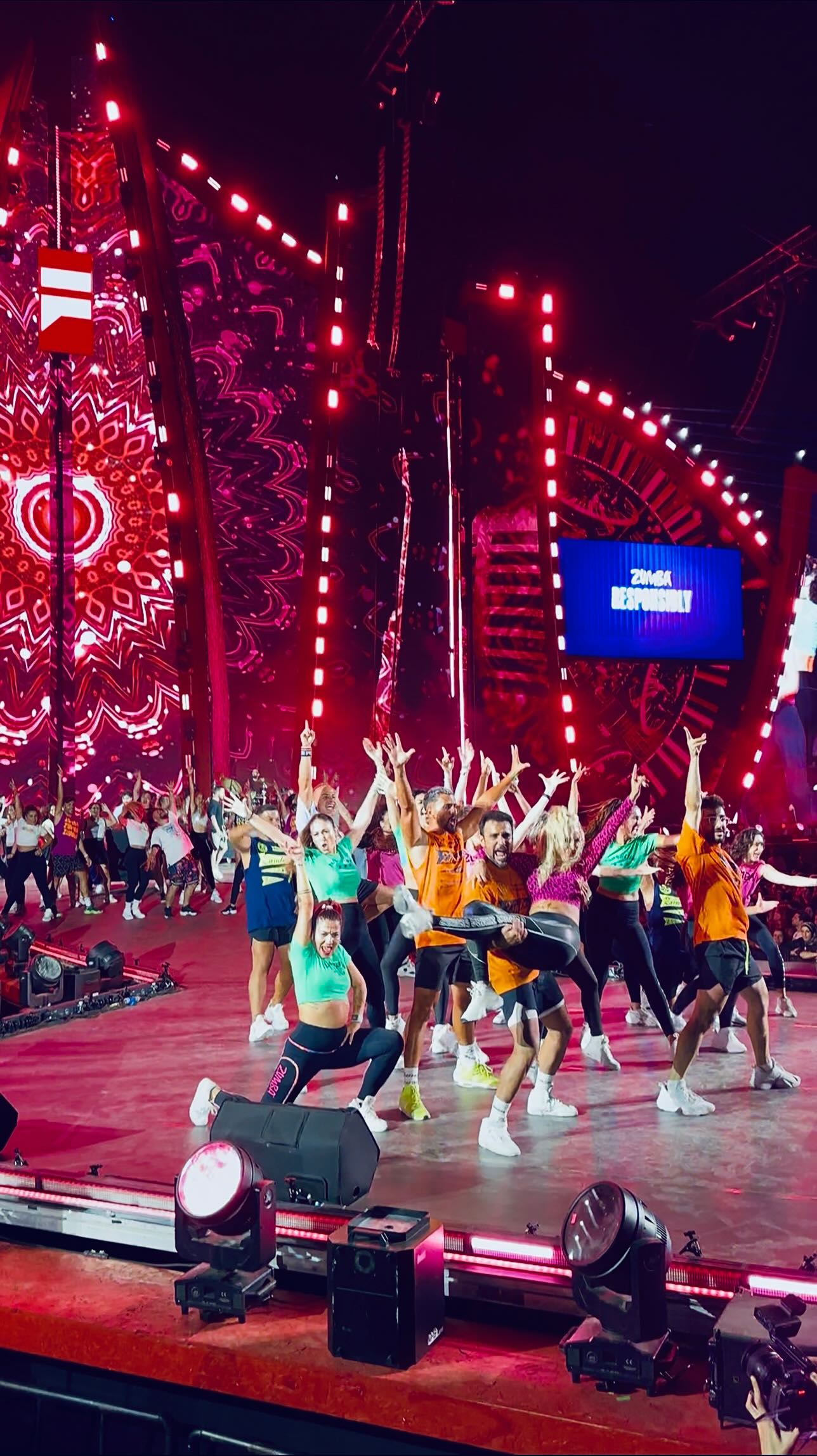 Instagram post by @didem.zeybek for Zumba. Caption reads: If you ever wonder what it’s like to do Zumba in....
