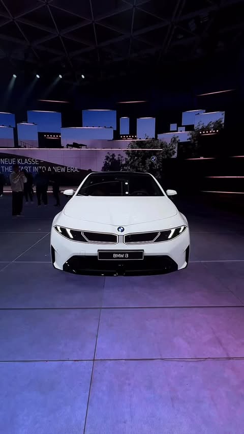 Instagram post by @bimmerworldbrothers for BMW. Caption reads: [Ad] Would you buy the new BMW i3?👀 #neueklasse....
